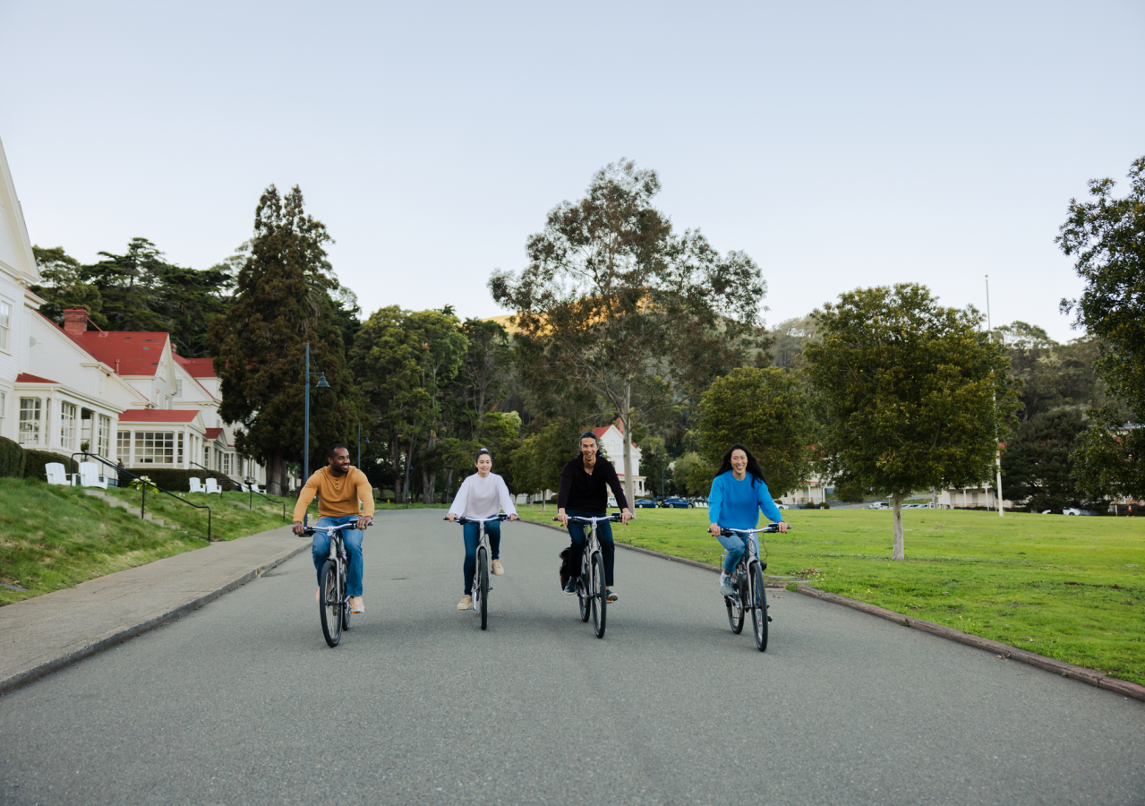 group biking