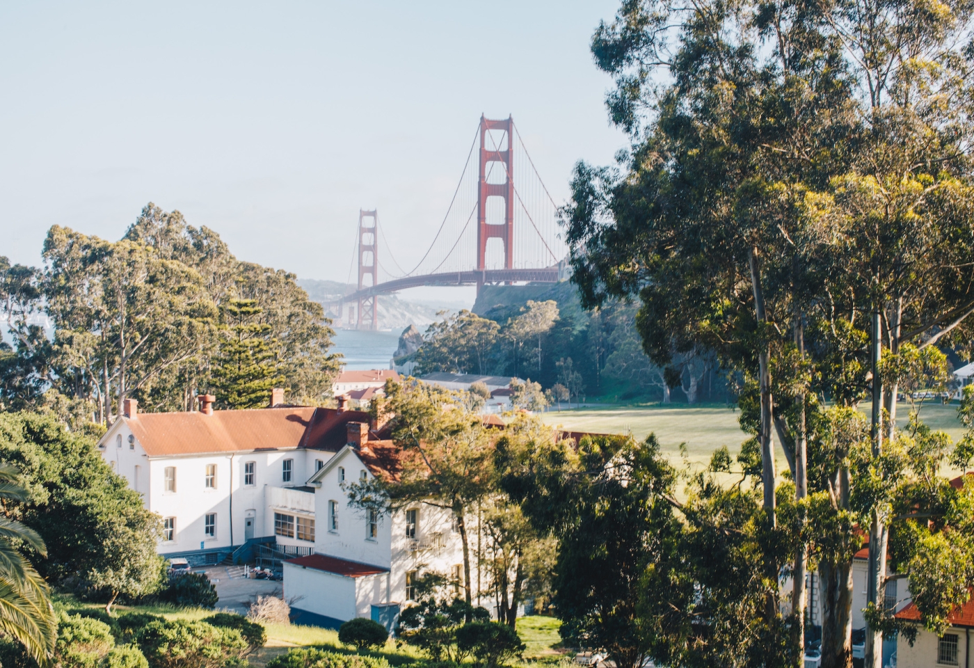 Property view Golden Gate Bridge background