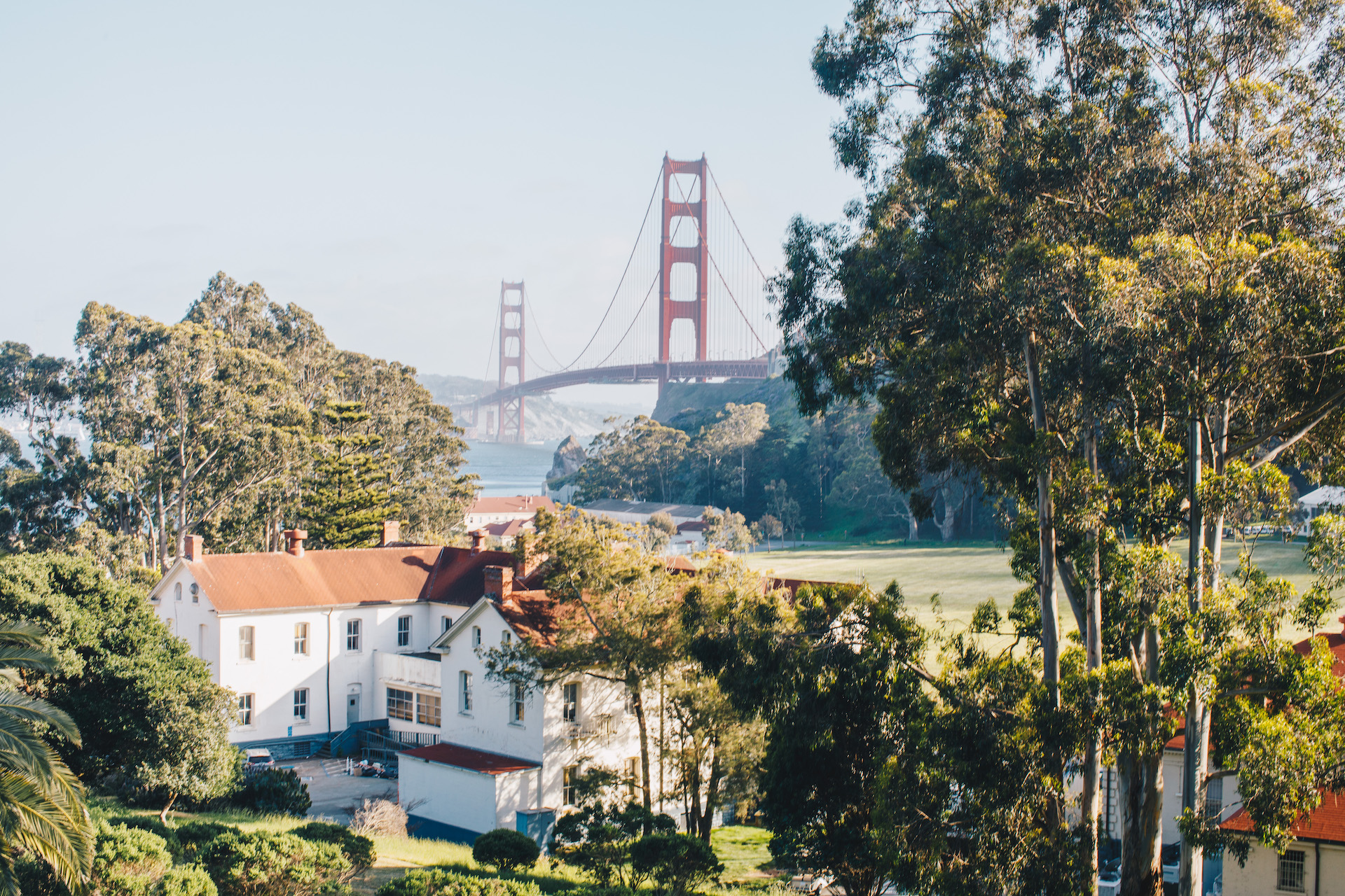 Property view Golden Gate Bridge background
