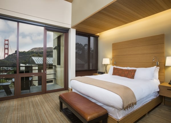 Bed View Contemporary King Suite