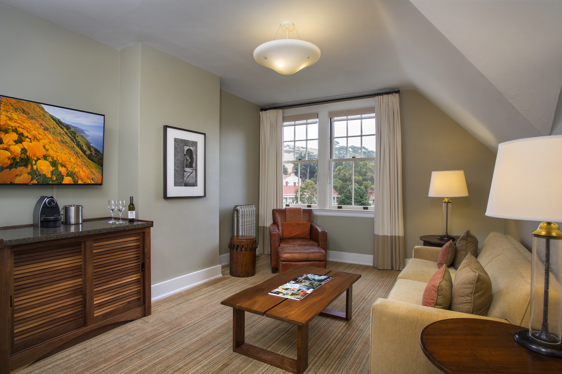 Historic Loft Living Room View