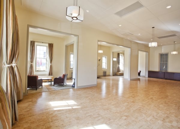 Open Room Callippe Room, Foyer and Firepit, and Silverspot Room