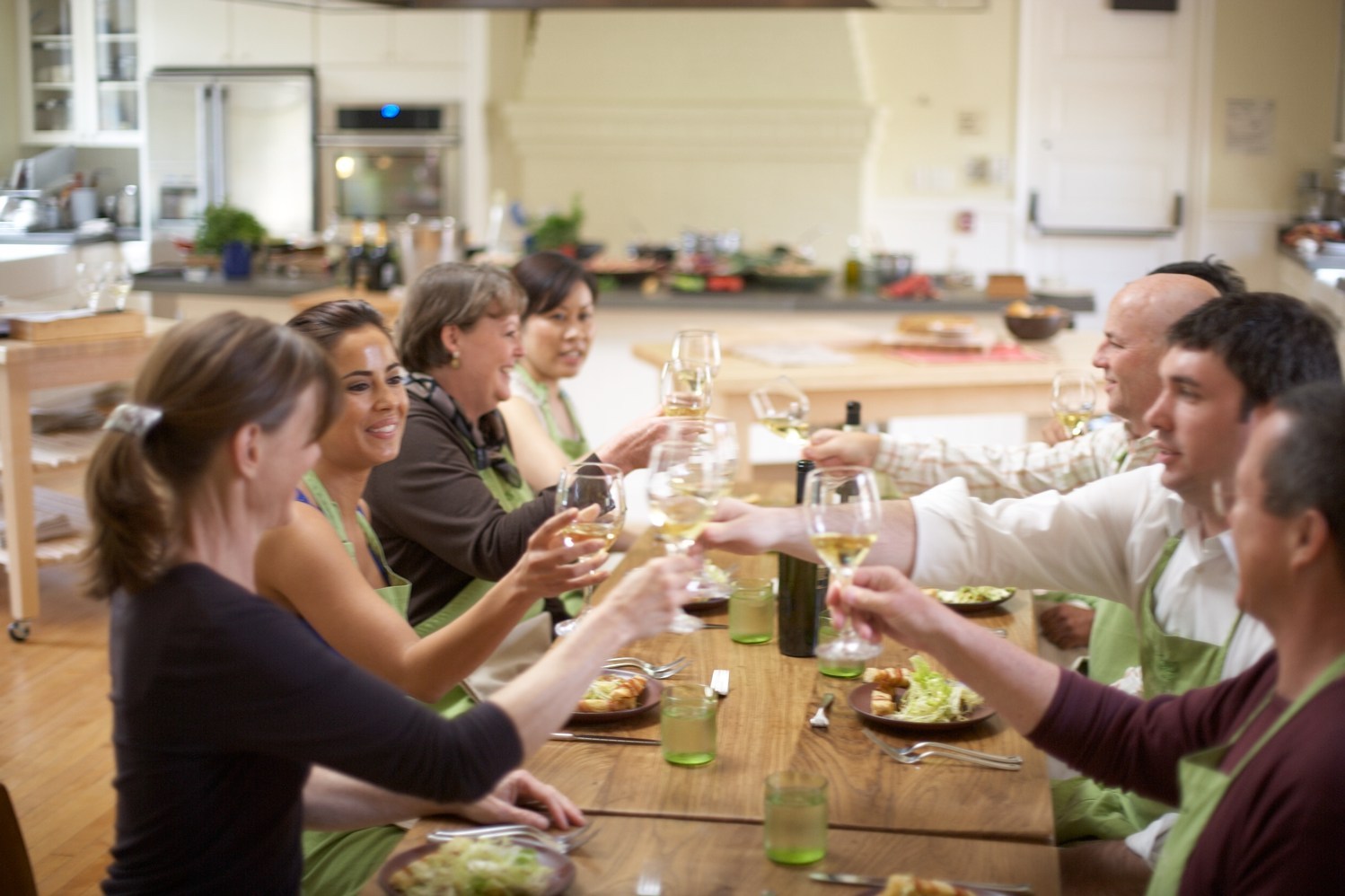 Cooking school cheers