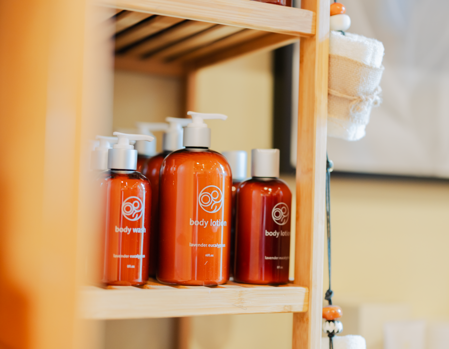 Spa shop lotion