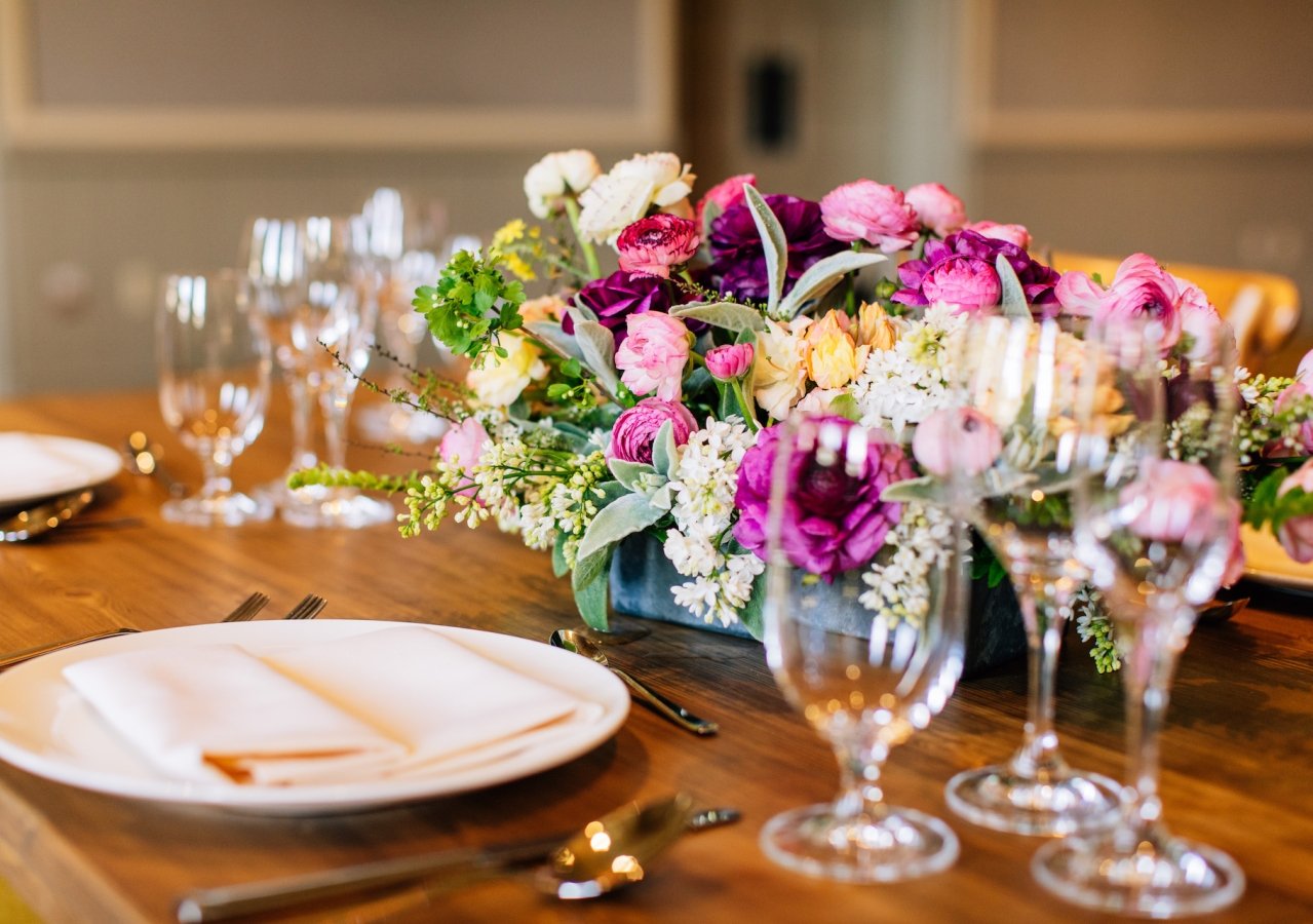 Wedding table details