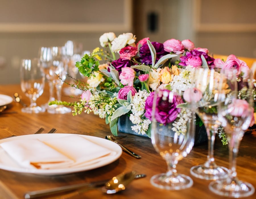 Wedding table details