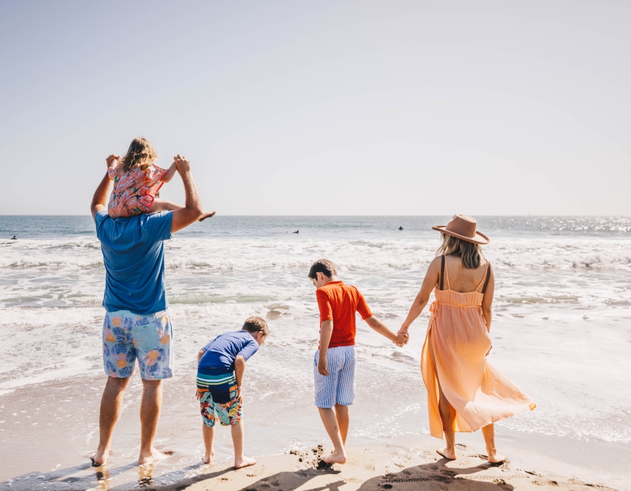 Family at Beach
