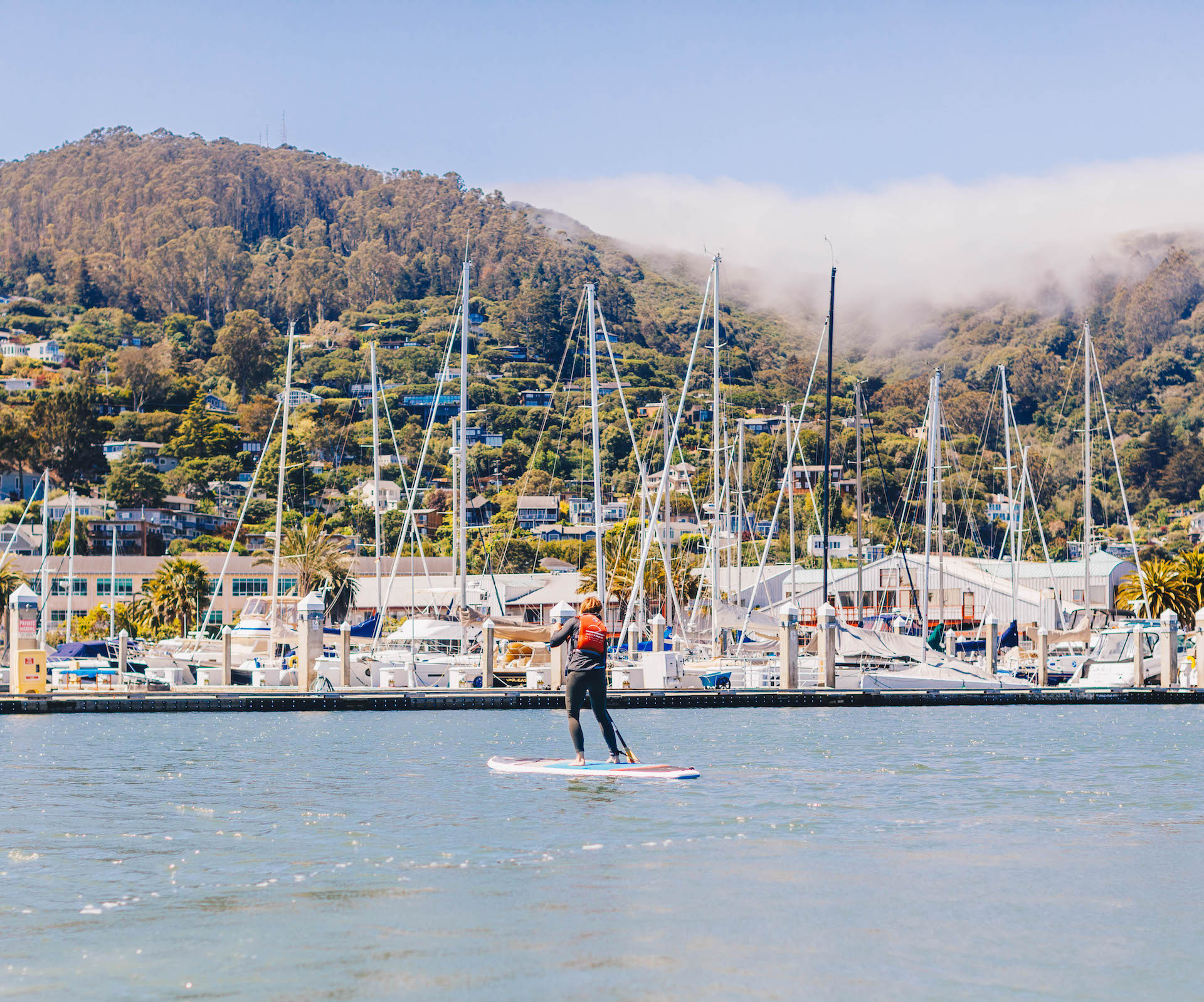 paddle boarding