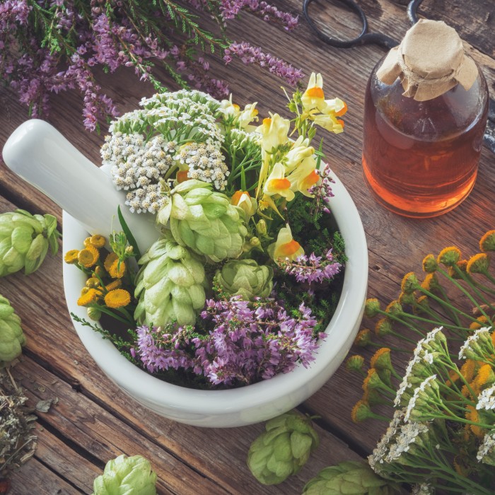 flowers and honey