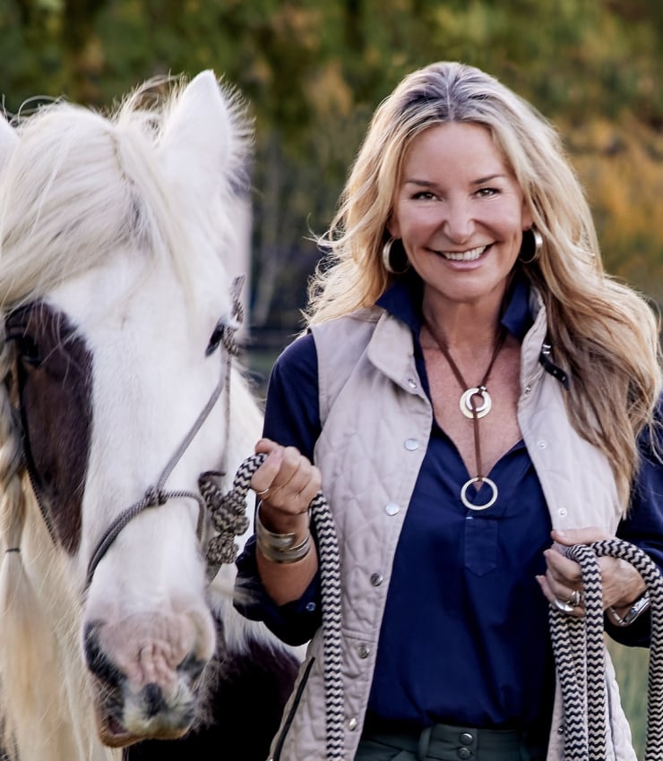 kathy kamei with a horse
