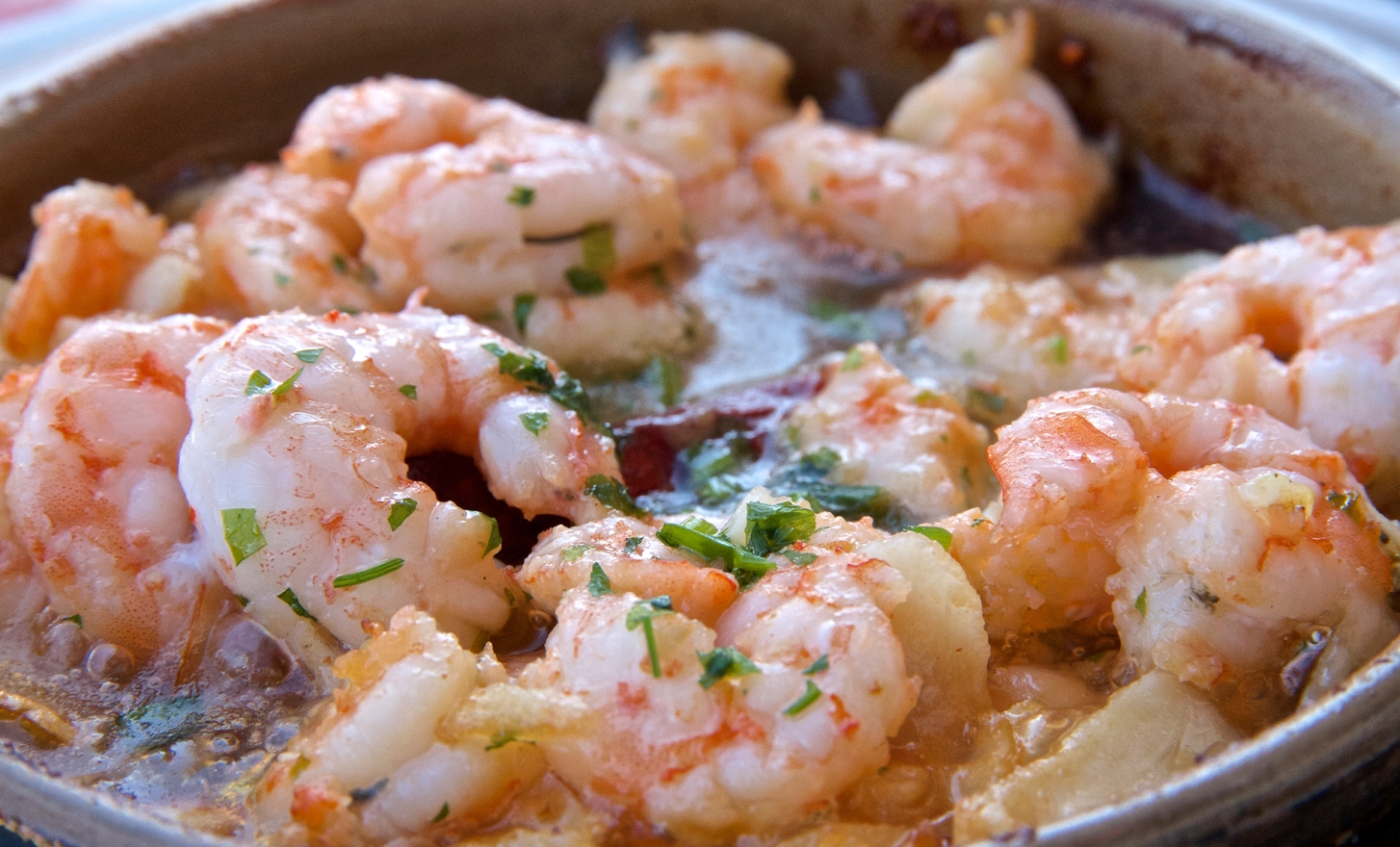 shrimp cooking