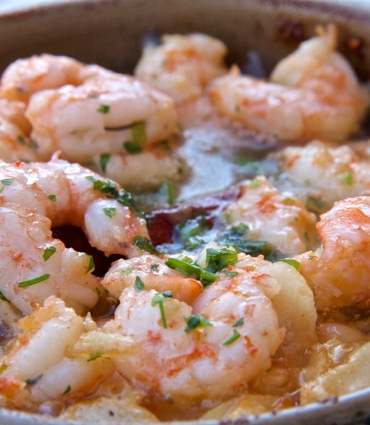 shrimp cooking