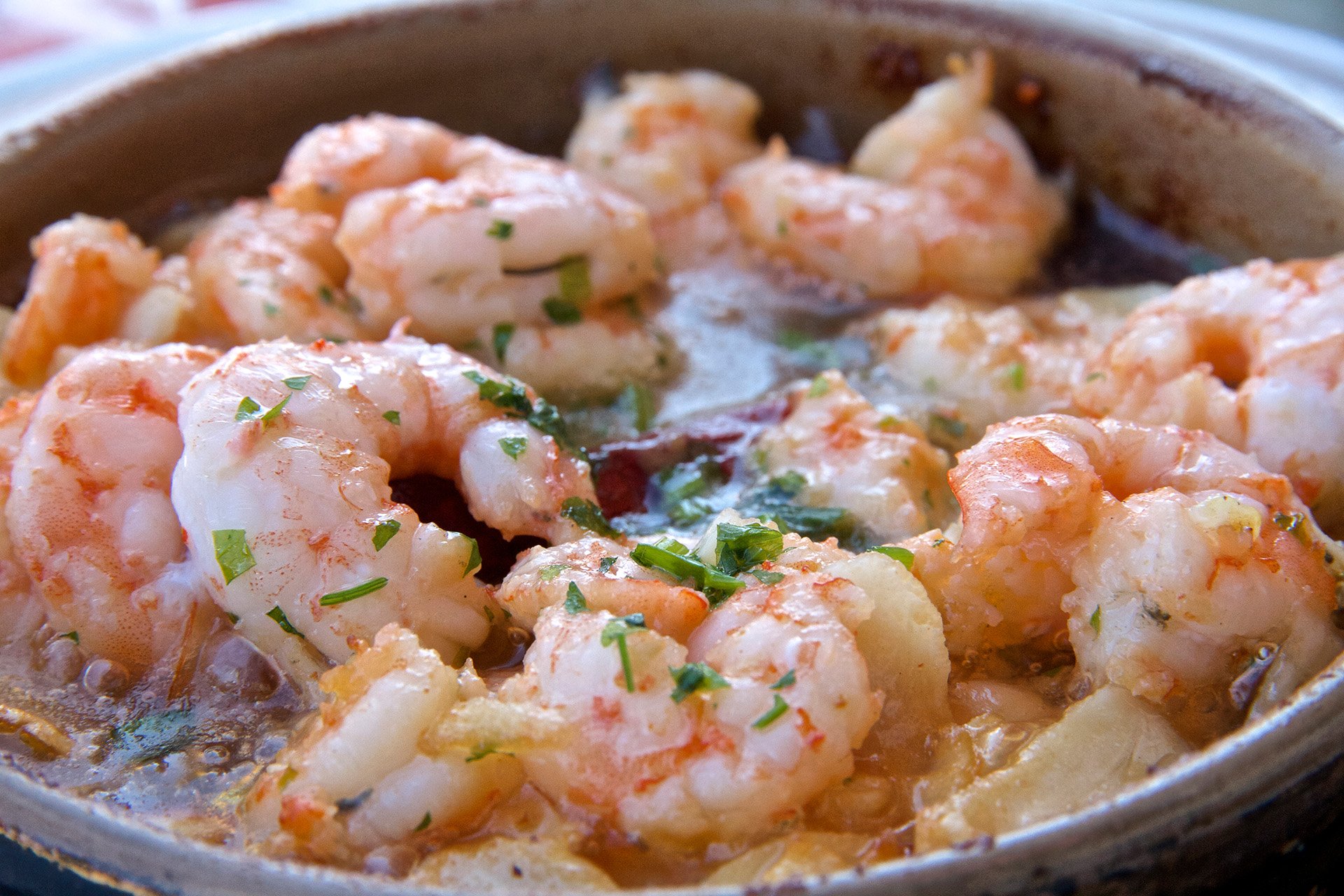 shrimp cooking