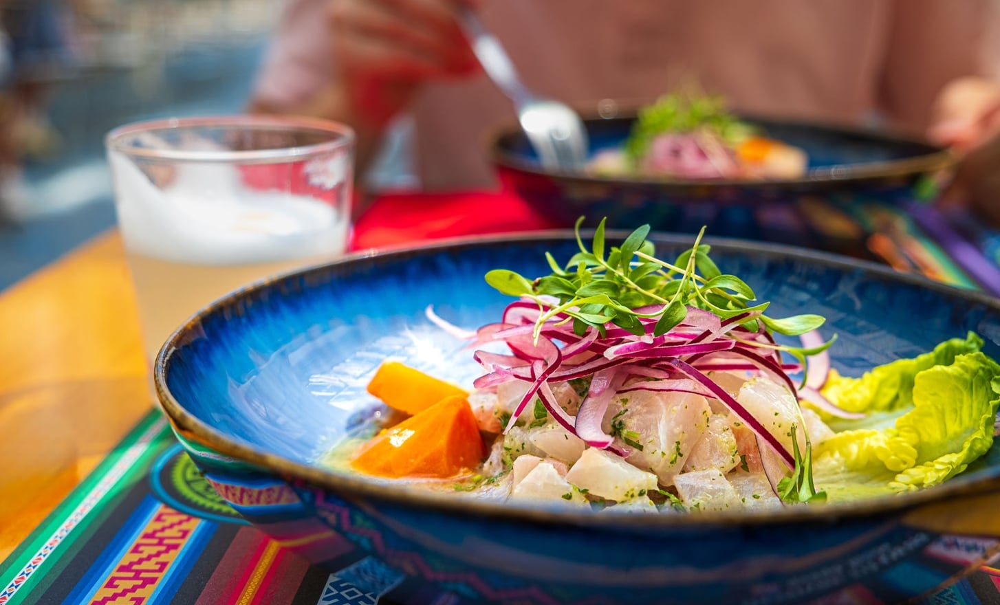 bowl of ceviche