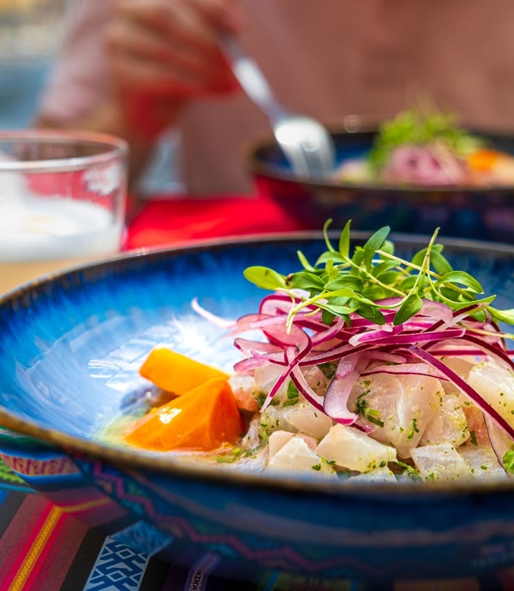 bowl of ceviche