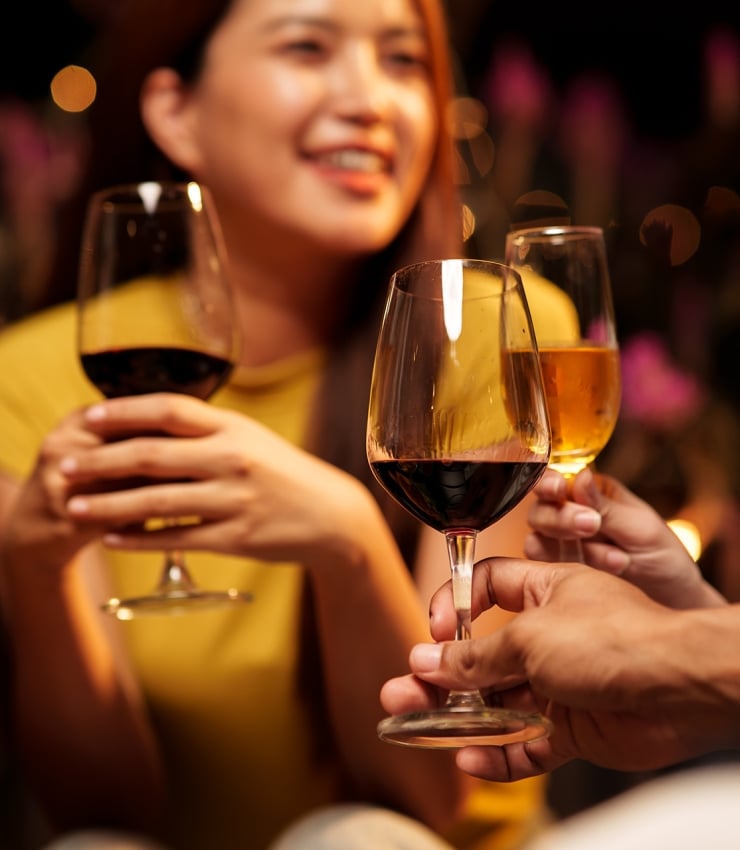 women having cocktails